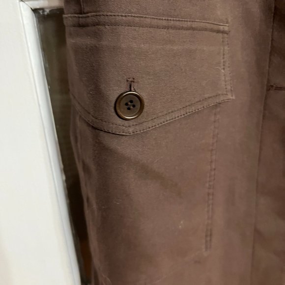 Theory Women's Brown Overcoat size medium - Picture 2 of 6